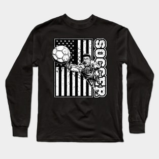 USA Soccer Player Long Sleeve T-Shirt